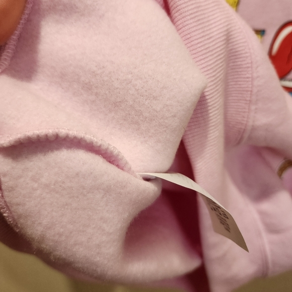 Nickelodeon pink Sponge Bob Pullover Crew Neck Sweater Size S - Picture 8 of 11